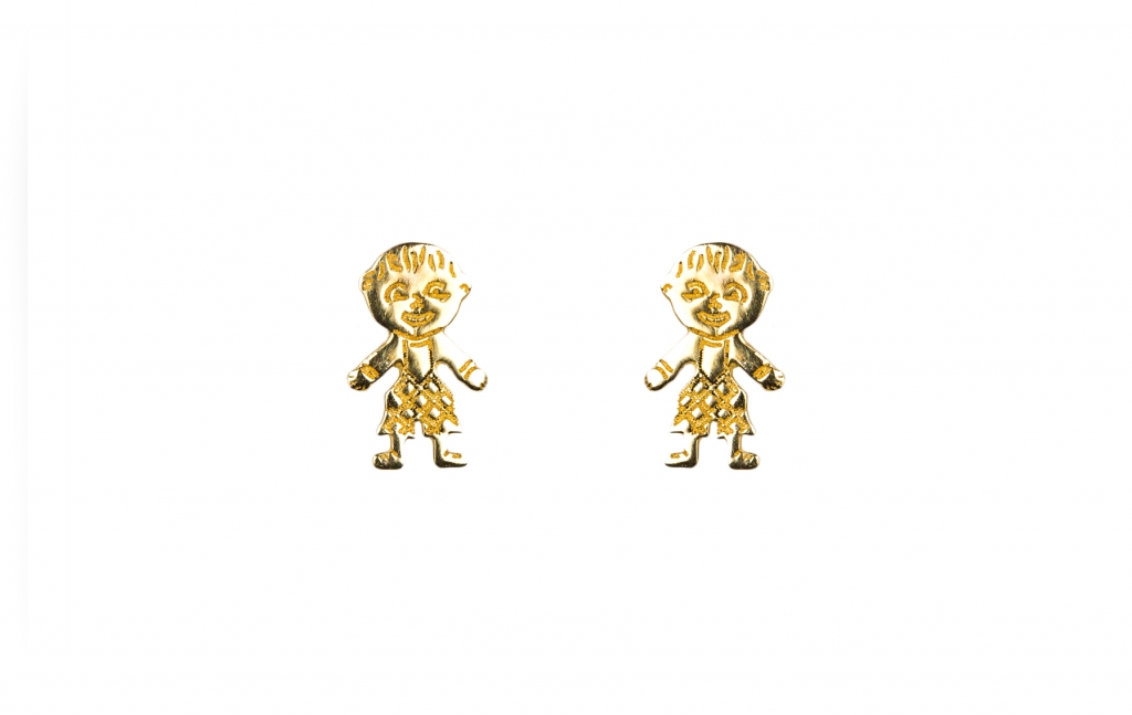 Brincos em ouro amarelo